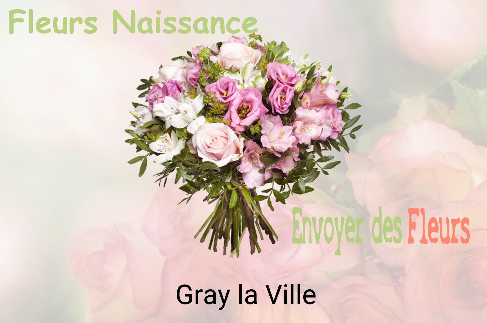 Bouquet de fleurs de naissance livré à Gray-la-Ville